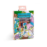 eeBoo Biggie Magical Creatures Pencils with Fold-Out Mini Mural
