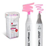 Kingart® Pro Double-Ended Alcohol Markers - 12 Floral Colors
