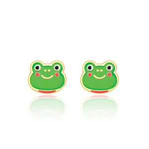 Girl Nation Fancy Frog Cutie Stud Earrings