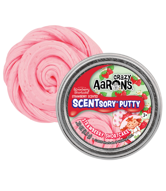 Crazy Aaron's® Thinking Putty® SCENTsory™ Mini Tin - Strawberry Shortcake