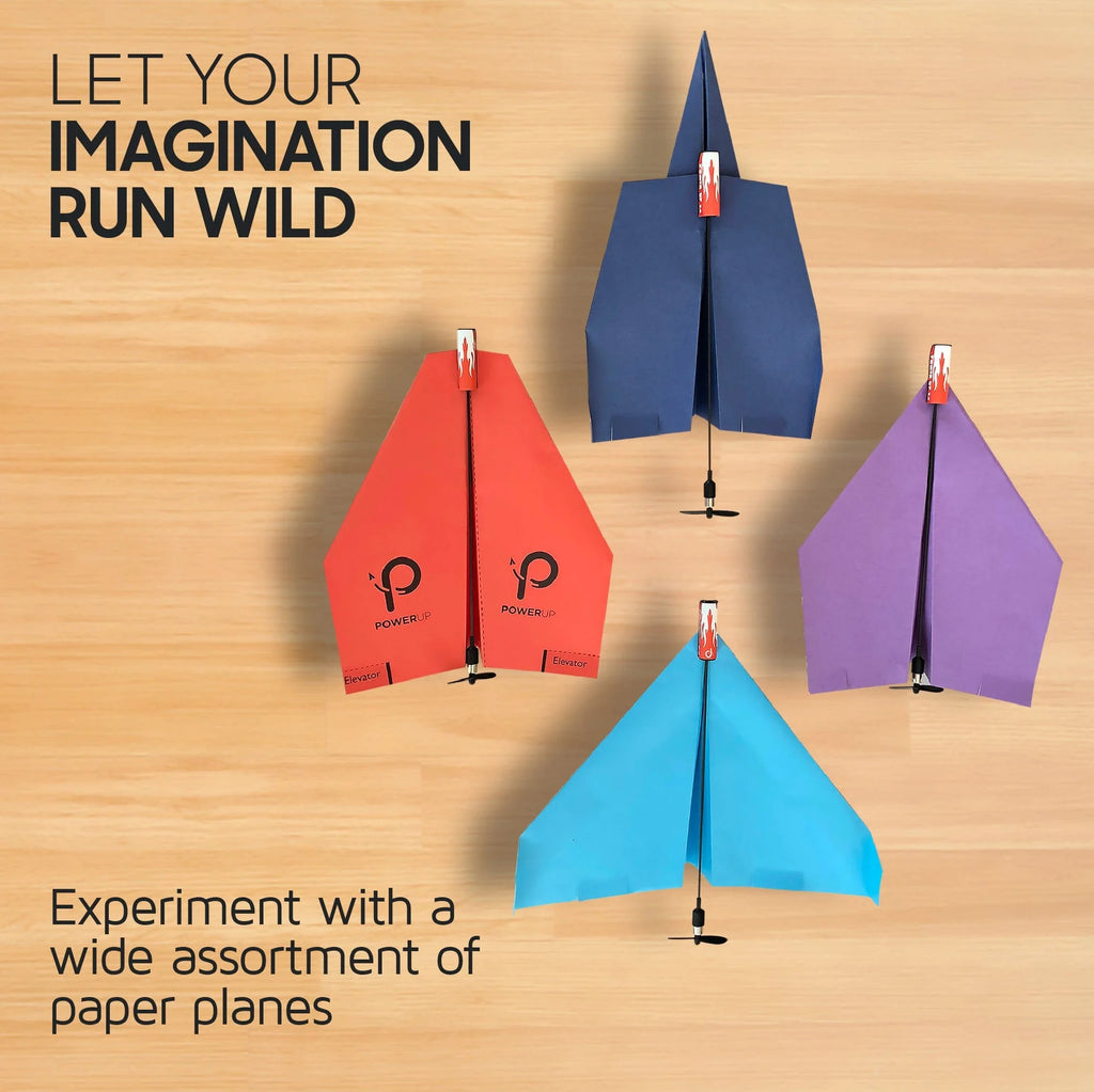 PowerUp 2.0 Electric Paper Airplane Kit Blue