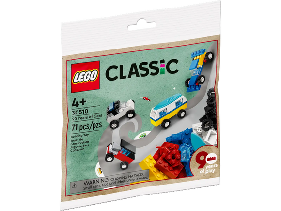 LEGO® Classic 90 Years of Cars 30510