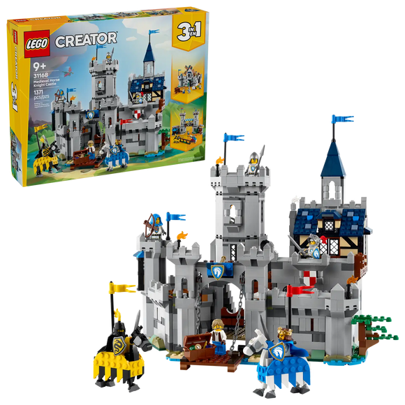 LEGO® Creator 3-in-1: Medieval Horse Knight Castle 31168