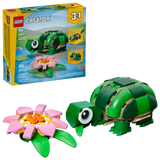 LEGO® Creator 3-in-1: Turtle with a Water Lily Flower 31377