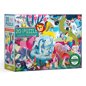 eeBoo 20 Piece Puzzle Magical Creatures