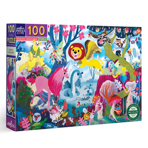 eeBoo 100 Piece Puzzle Magical Creatures