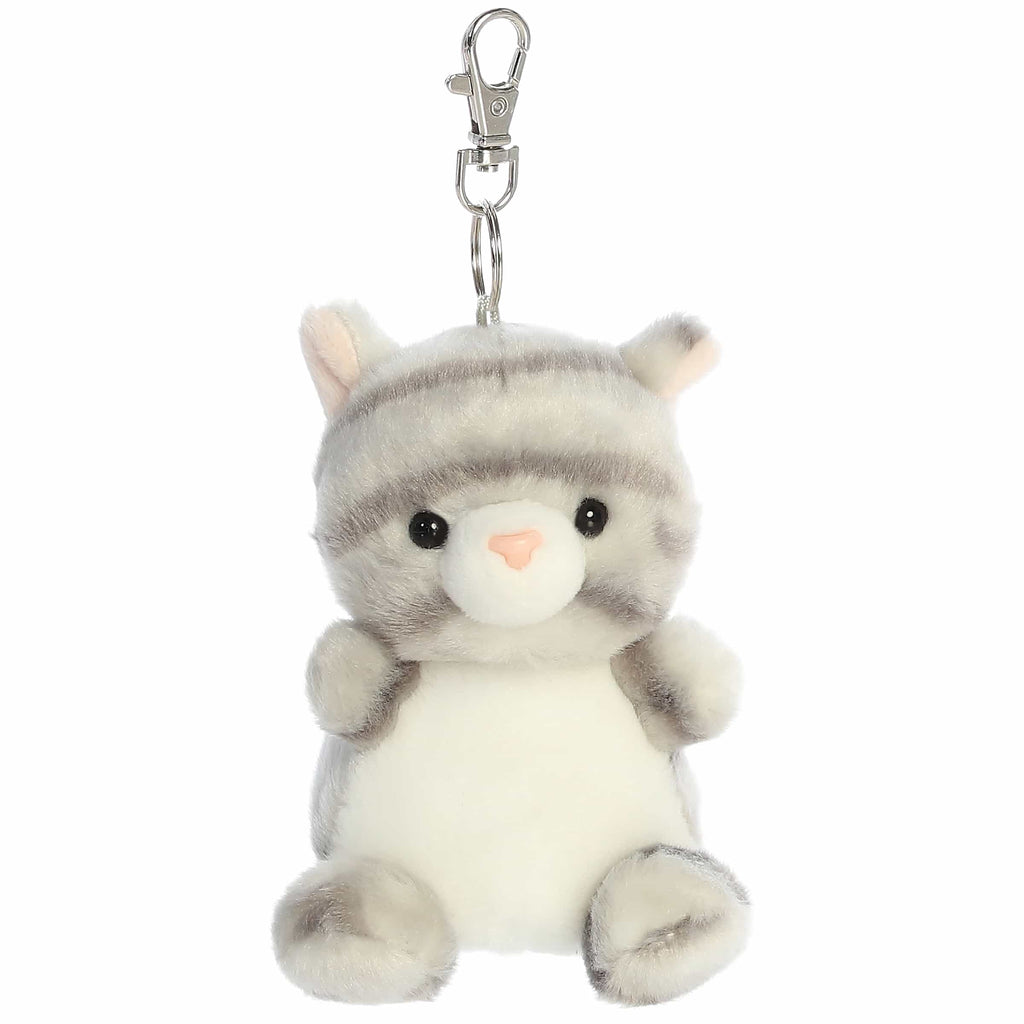 cat palm pals Silver Kitty - Plush Clip-On