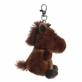 Aurora® Palm Pals™ Clip-On Truffle Brown Horse™ 4"