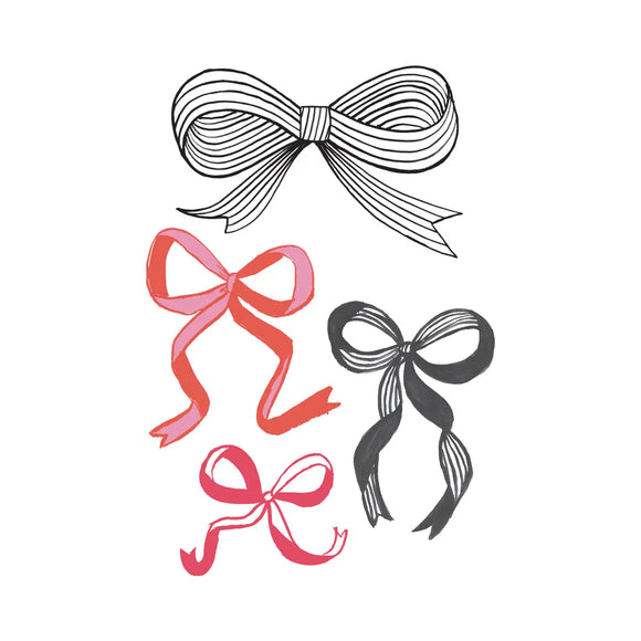 Tattly Pairs Ribbons & Bows Tattoo