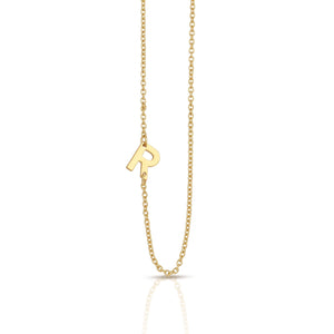 Lucky Feather Celebrate You Initial Necklace - R