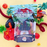 Earth Grown KidDough: Bagged Sensory Kit - Dino Volcano