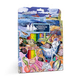 eeBoo Watercolor 24 Pencils: Seashells