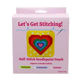 Mavi Needlepoint Bag Kit: Heart