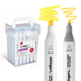 Kingart® Pro Double-Ended Alcohol Markers - 24 Bright Colors