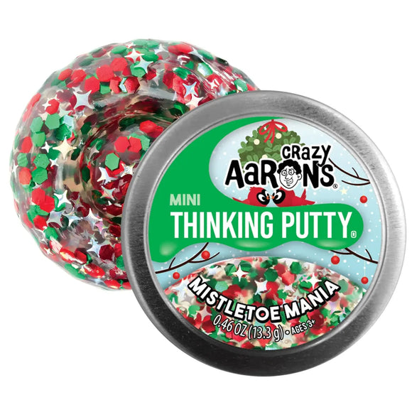 Crazy Aaron's® Thinking Putty® Mini - Mistletoe Mania