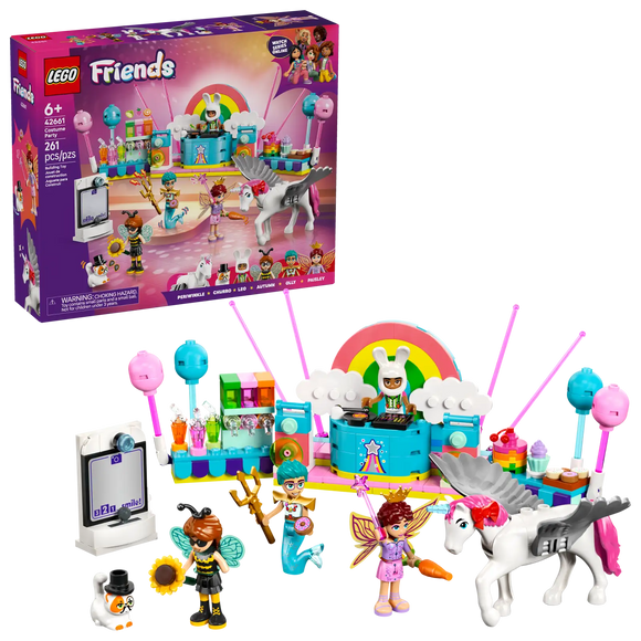 LEGO® Friends Costume Party with Unicorn & Fairy 42661