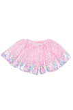 Great Pretenders Neon Pink Party Fun Sequins Skirt Size 4/6