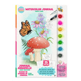 Bright Stripes Watercolor Journal - Flora