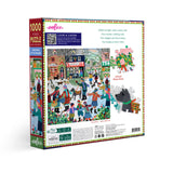 eeBoo 1000 Piece Puzzle Christmas in the Square