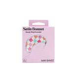 Mavi Bandz Satin Checked Sleep Bonnet