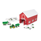 John Deere Farm Playset with On-the-Go Barn (1:64 Scale 24 Piece)
