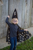 Great Pretenders Reversible Wizard Cape and Hat Size 4/6