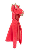Great Pretenders Red Triceratops Cuddle Cape Size 3/4