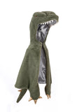 Great Pretenders Green T-Rex Cuddle Cape Size 3/4