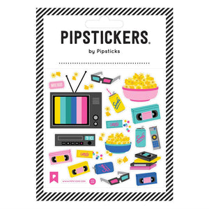 Pipsticks® 4x4" Sticker Sheet: Movie Night