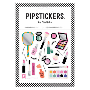 Pipsticks® 4x4" Sticker Sheet: Wake Up & Makeup