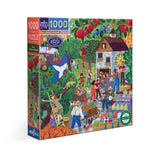 eeBoo 1000 Piece Puzzle Fall Apple Picking