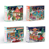 eeBoo Holiday Mini Puzzles Christmas Village (36 piece puzzle)