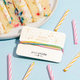 Pura Vida® Bracelet Card Happy Birthday