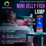 Mini Lumina Jellyfish Mood Lamp - Metallic 9''