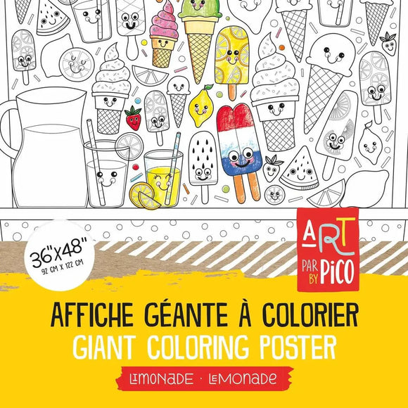 Pico Giant Coloring Page: Lemonade