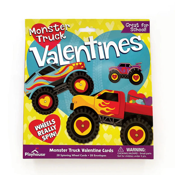 Monster Truck Action Movers Valentines