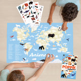 Poppik Discovery Posters - Animals of the World