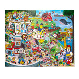 eeBoo 36 Piece Giant Puzzle: Friendly Town