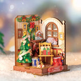 Hands Craft DIY Miniature House Kit: Christmas Fireplace