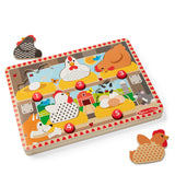 Melissa & Doug® Happy Hens Push to Pop Puzzle