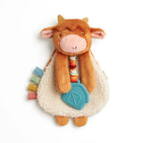 Itzy Ritzy Itzy Friends Lovey™ Plush - Highland Cow