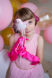 Great Pretenders Storybook Princess Gloves: Hot Pink