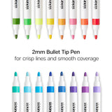 Kingart® Acrylic Paint Markers Set – 24 Colors