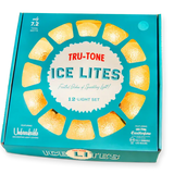 Tru-Tone Ice Lites - Vintage Style Led Christmas Lights 12-Light Set
