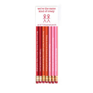 Snifty Pencil Set: Same Kind of Crazy