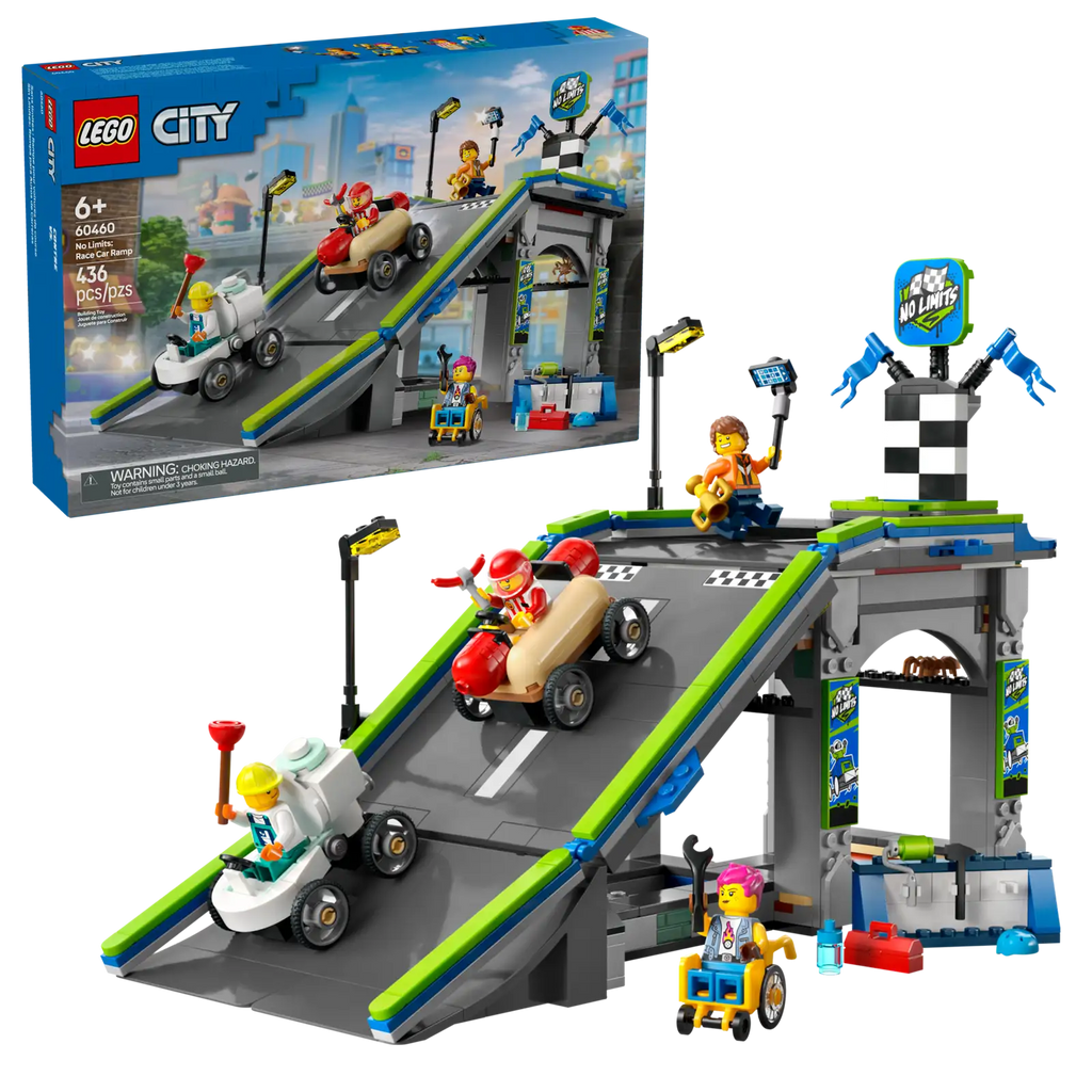 LEGO® City No Limits: Race Car Ramp Track 60460 – Growing Tree Toys