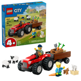 LEGO® City Red Farm Tractor with Trailer & Sheep 60461