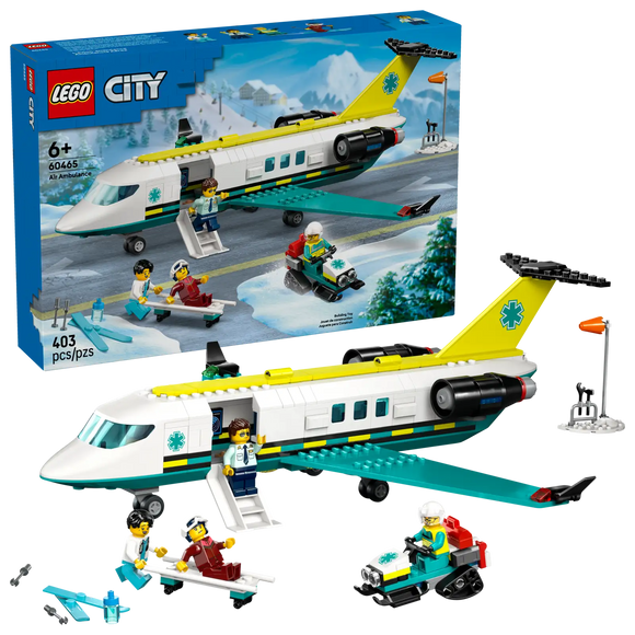 LEGO® City Emergency Air Ambulance Airplane 60465