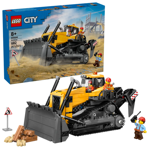 LEGO® City Yellow Bulldozer 60466