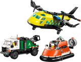 LEGO® City Airplane, Service Truck & Hovercraft Remix 60505